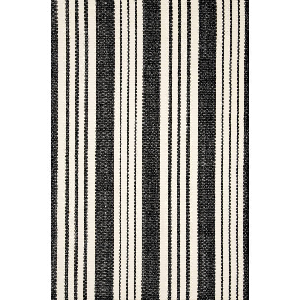 Dash and Albert Rugs Birmingham Handmade Performance Black/Ivory Rug